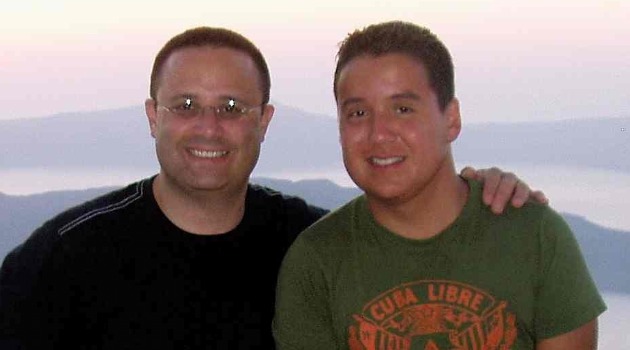 Seeking Reconition: Joshua Goldberg, left, and Bayardo Alvarez were married in Canada. But Israel’s Interior Ministry has yet to respond to Alvarez’s request for citizenship.